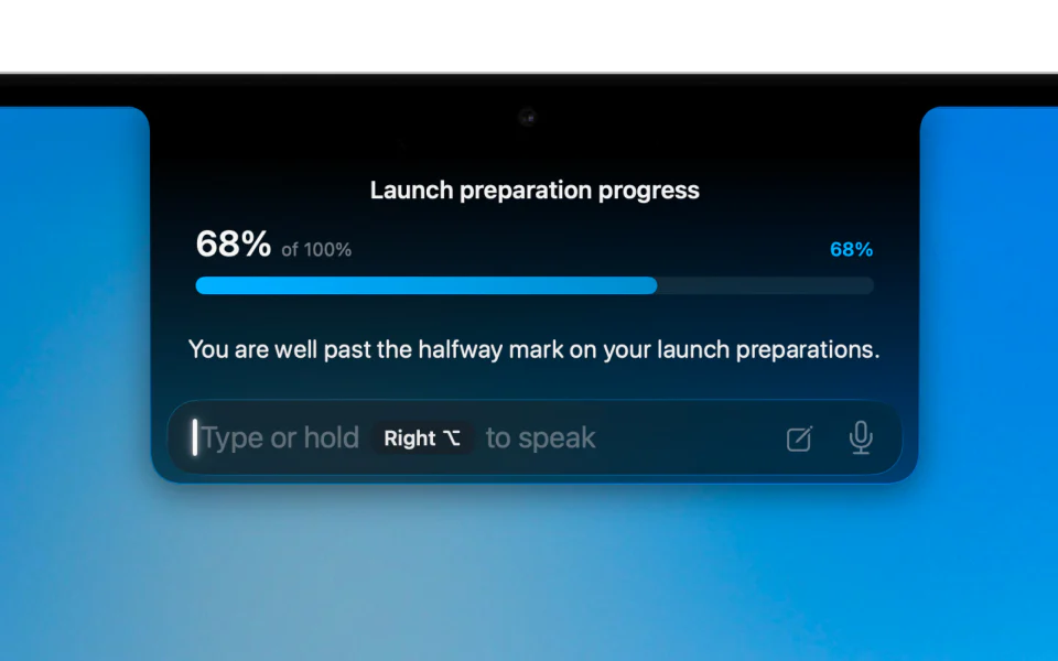 LazyNotch project progress response