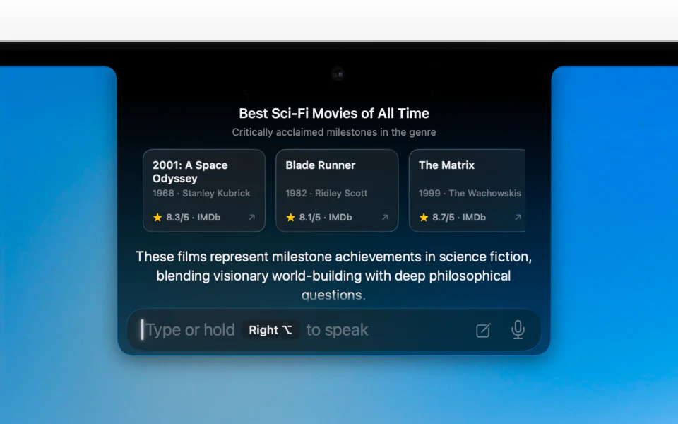 LazyNotch movie recommendation tiles